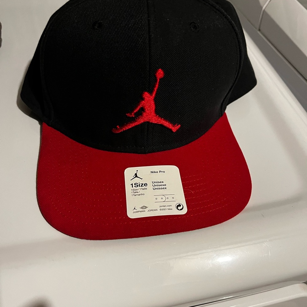 Jordan Black and Red Cap